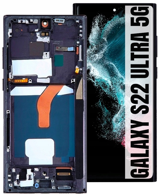 Displej Pro Samsung Galaxy S22 Ultra 5G S908 S908B Big Oled Displej +rámeček