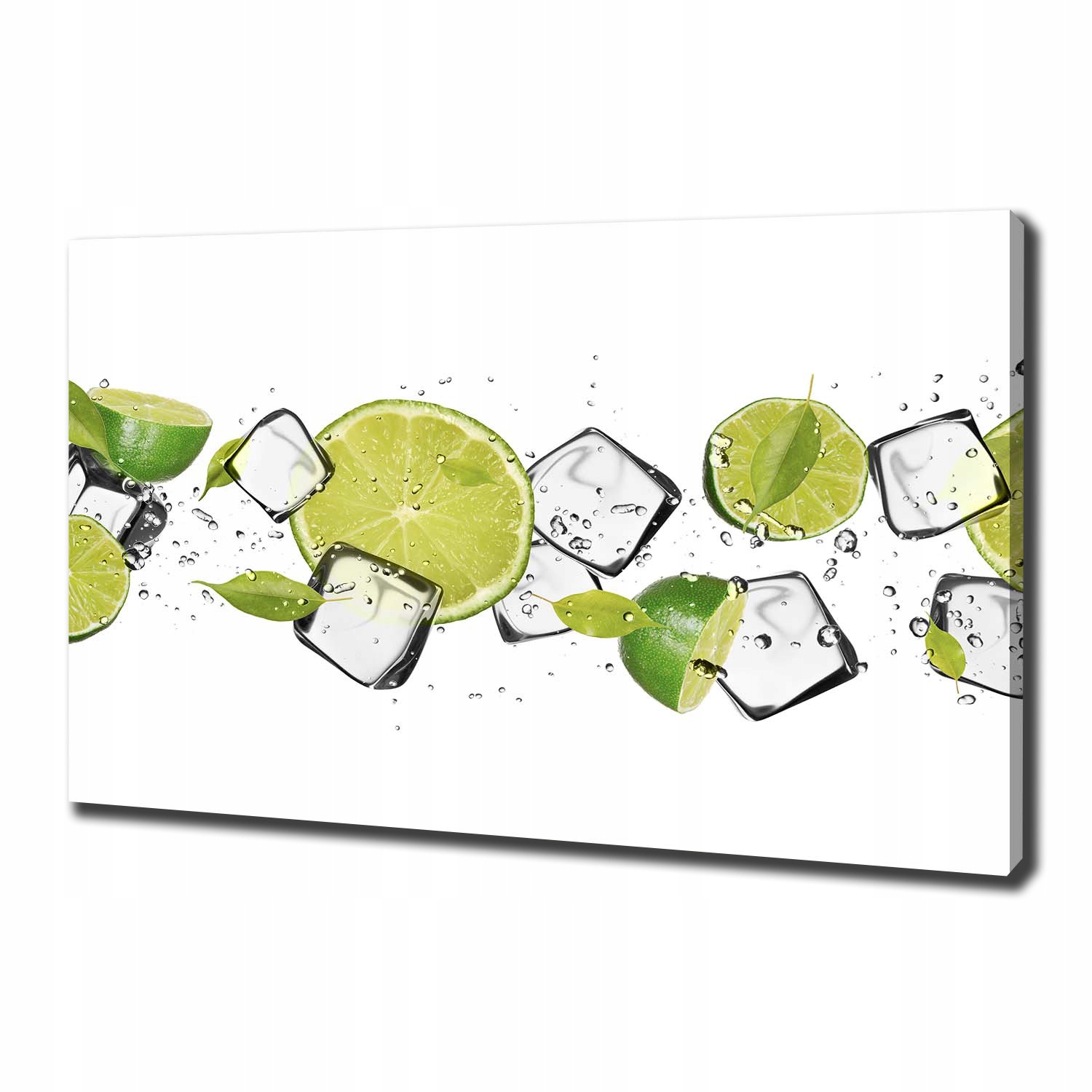 

Foto obraz na płótnie Limonka z lodem 100x70 cm