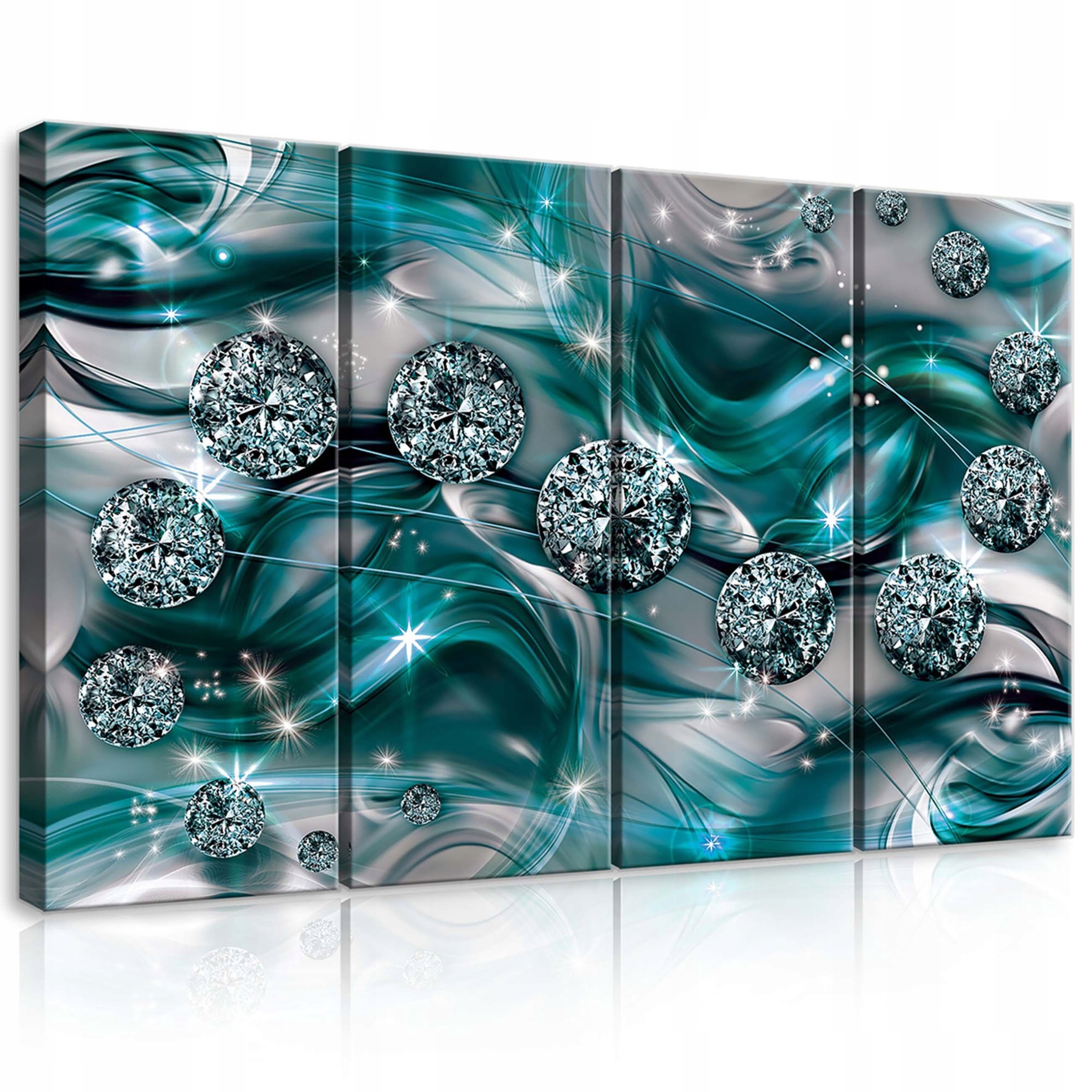 Obraz 120x80 Diamanty kryštály lesk abstrakcia moderná elegancia