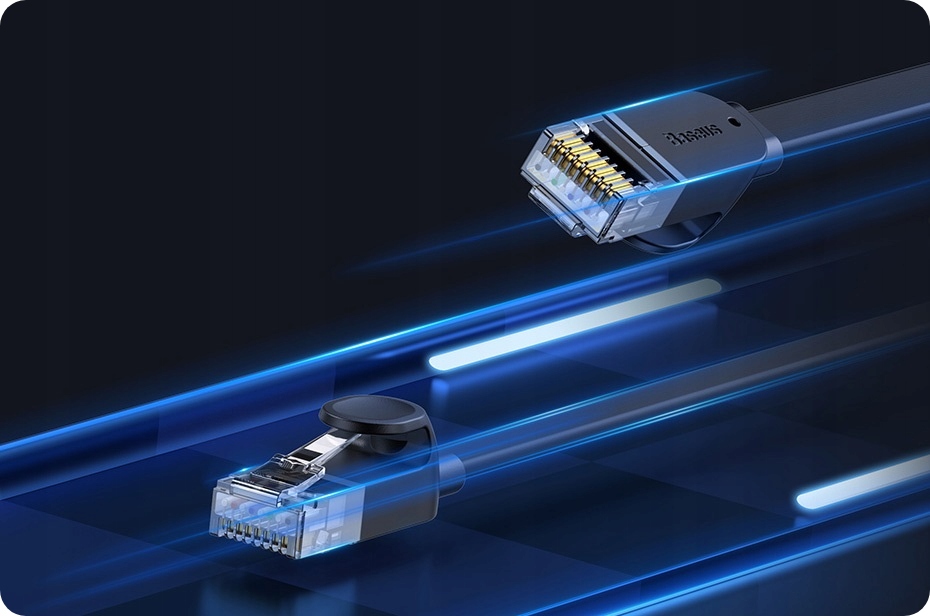 BASEUS KABEL SIECIOWY RJ45 LAN PRZEWÓD INTERNETOWY ETHERNET CAT6 1.5m Stan opakowania oryginalne