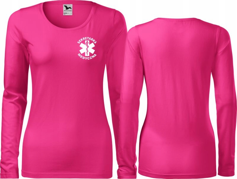 

Longsleeve Sekretarka Medyczna Malina L