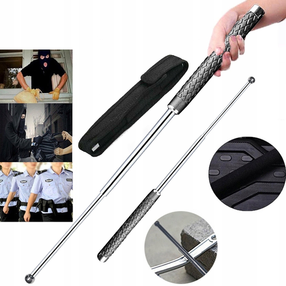 Policyjna Pałka Teleskopowa Hartownana Baton 26INCH
