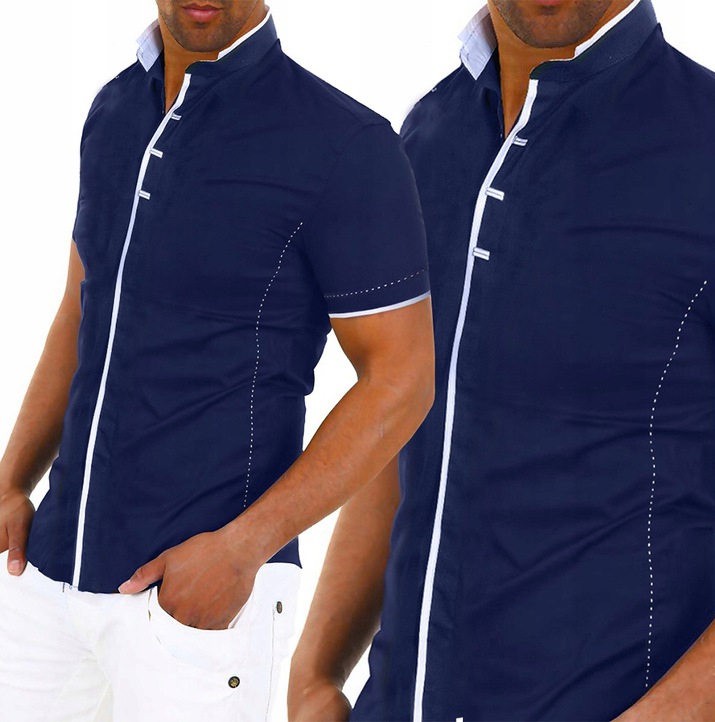 Pánská Elegantní košile Svatba košile Svaté Přijímání Casual