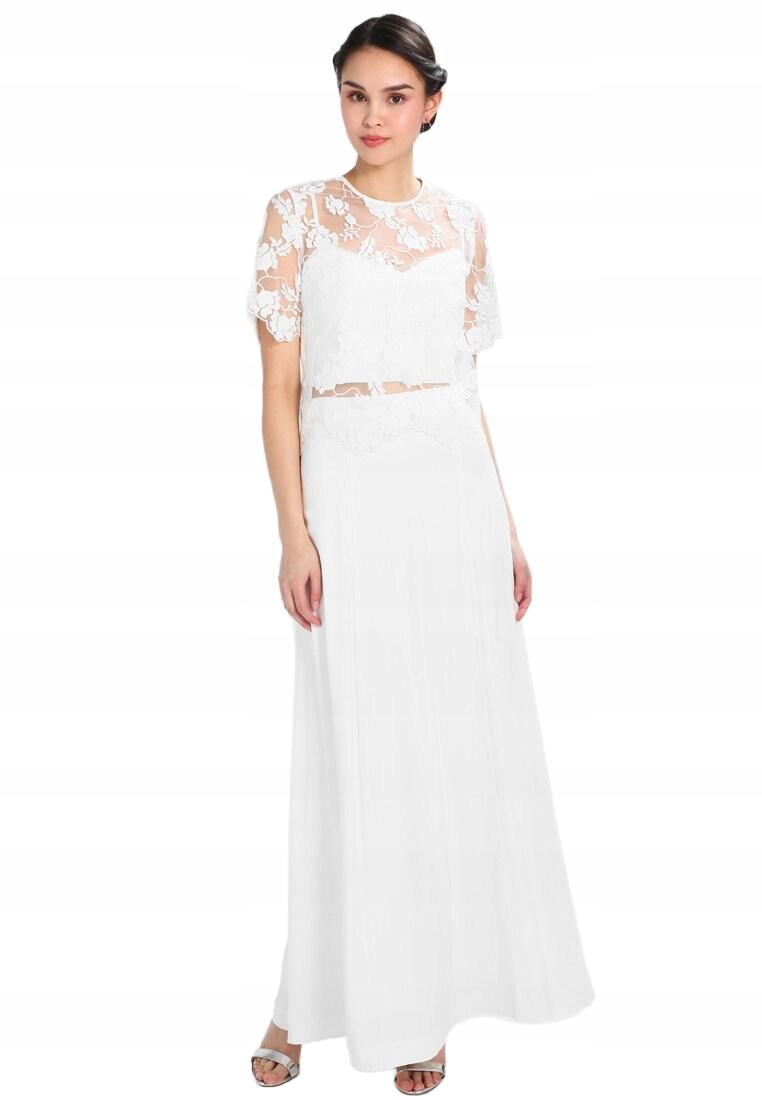 Ivy Oak Bridal Dámský Komplet Sukně Top Krajková Halenka 40 L Šm L