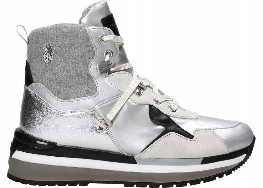 U.s. Polo Assn Boty CHER4087W0/TY1 39 Carry-Sil-Blk