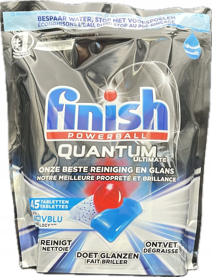 Levně Tablety do myčky Finish Quantum Ultimate 45ks 562g
