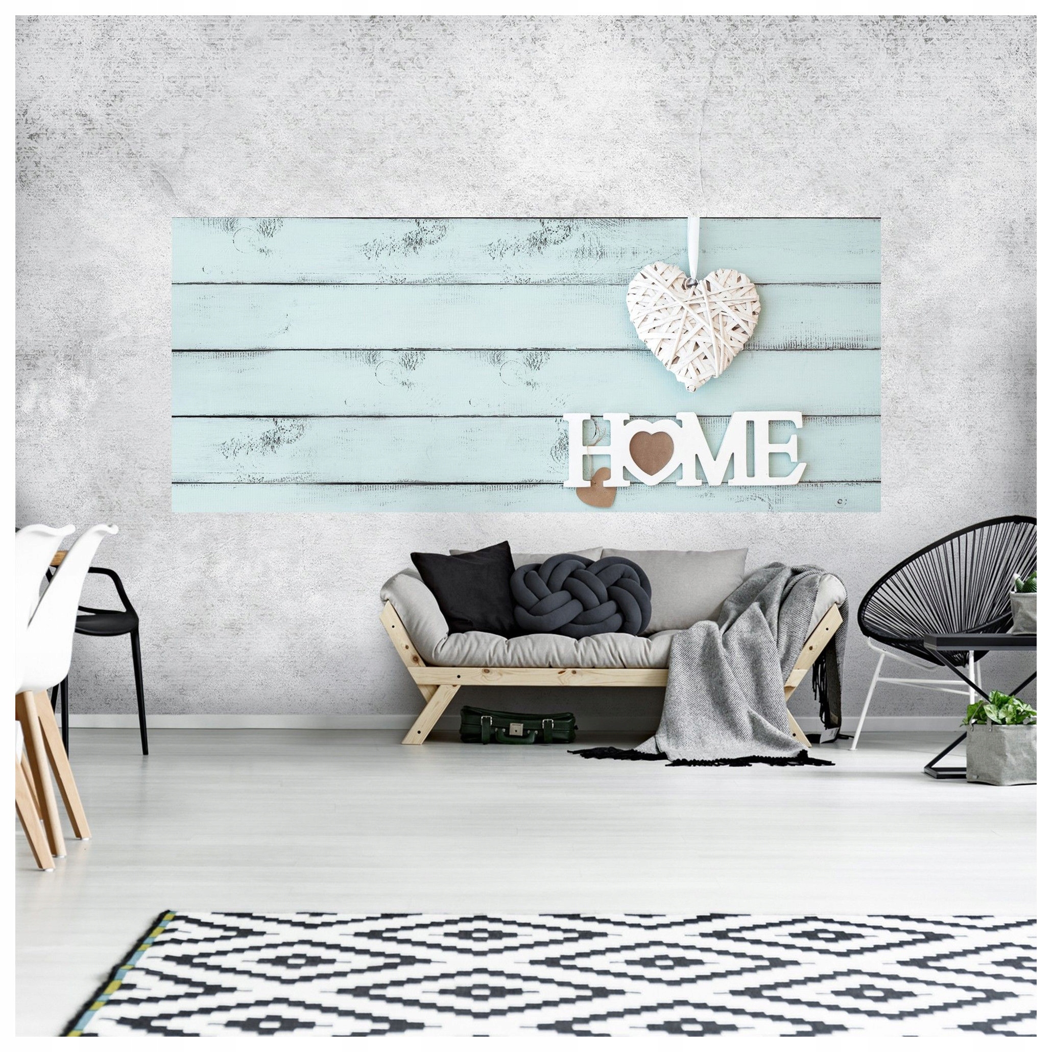 Fototapeta Home Heart Dřevěné Pletené srdce rustikální 250x104 lepidlo