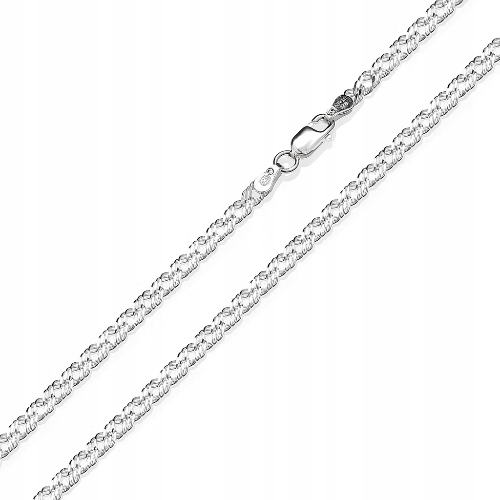 Stříbrný řetízek Ag 925 Rombus 50 cm 1436-080