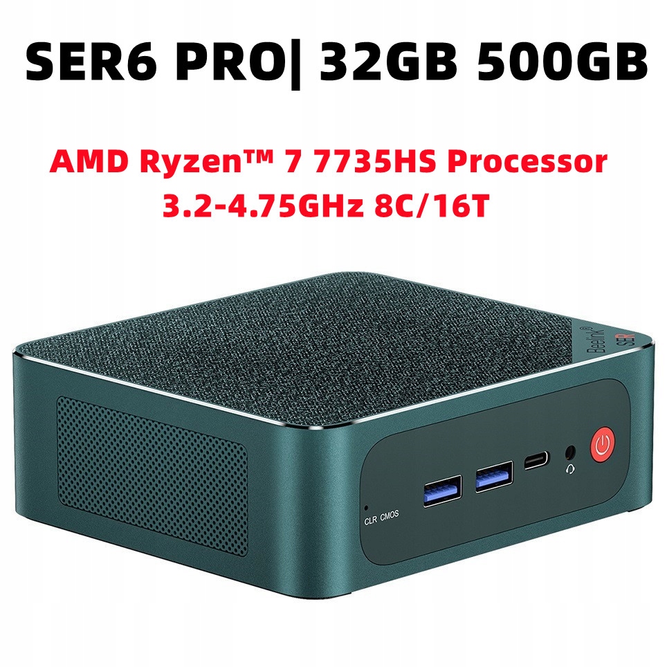 Beelink SER6 is a mini PC with up to an AMD Ryzen 7 6800H