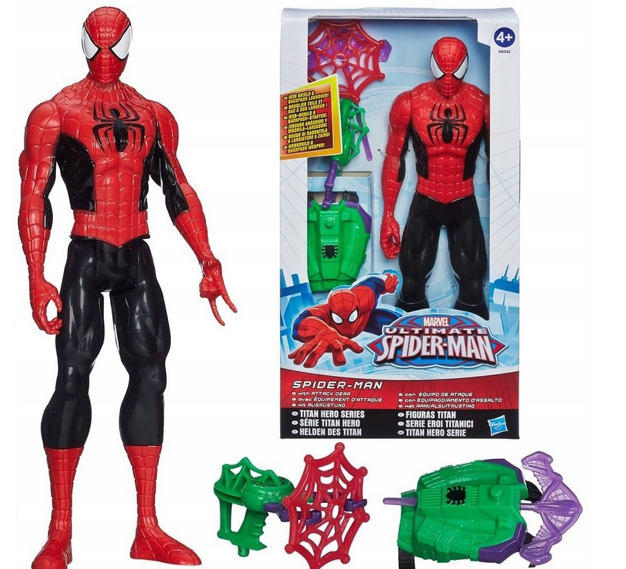 Hasbro Spiderman Attack Ruchoma Figurka 30cm A8343