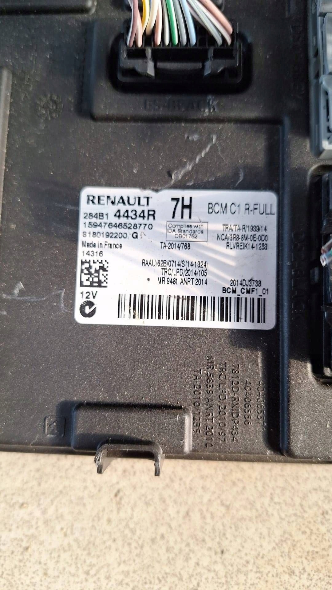module control unit BCM Renault Espace V (RFC) 284B14434R