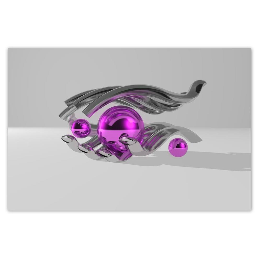 

Plakaty 60x40 Fioletowe kule w ręce