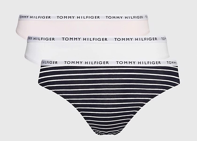Tommy Hilfiger Kalhotky UW0UW04557 Xs 3P Bikini Print