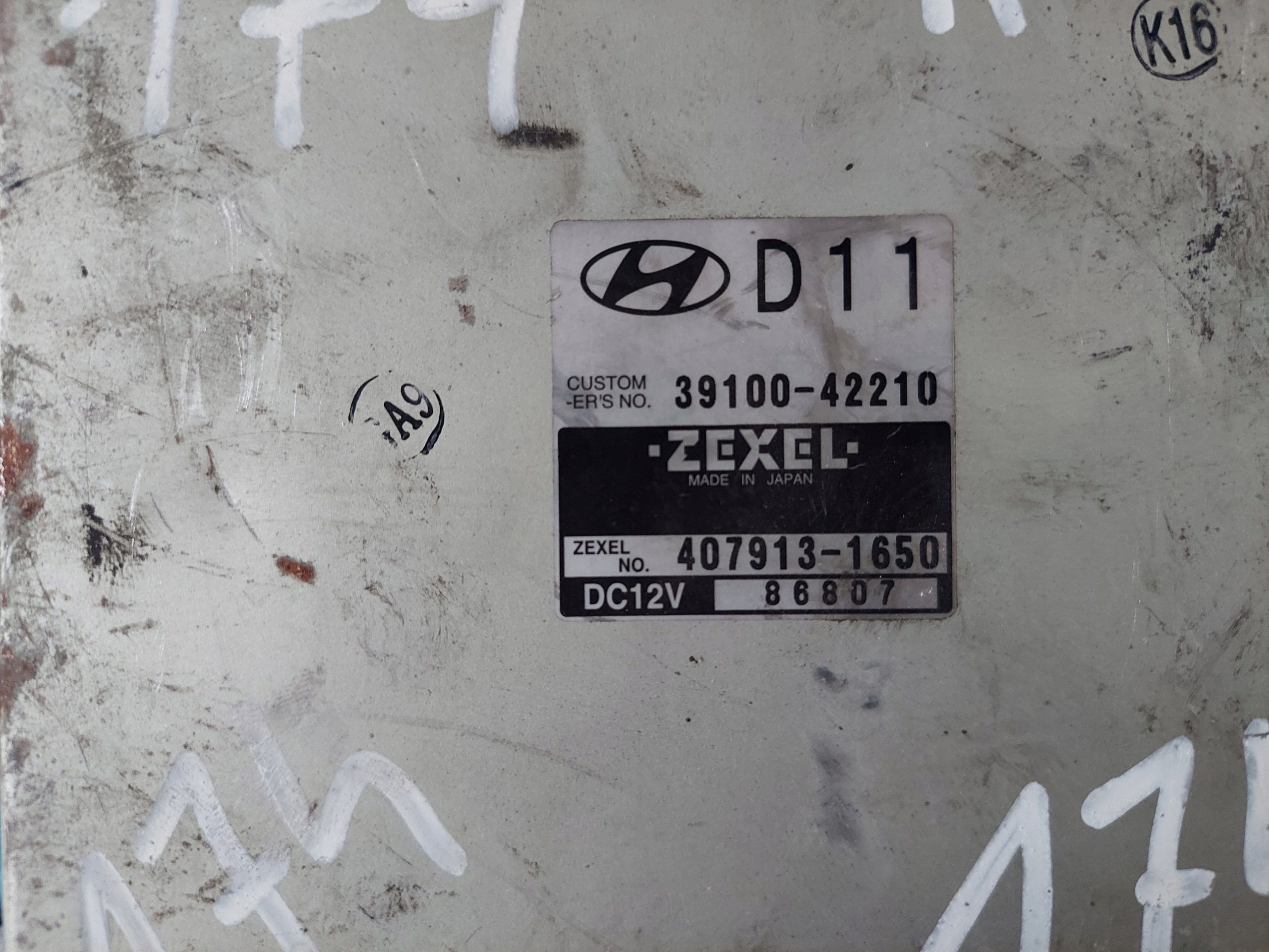 H200 2.5 TDI 3910042210 bedienteil des motors
