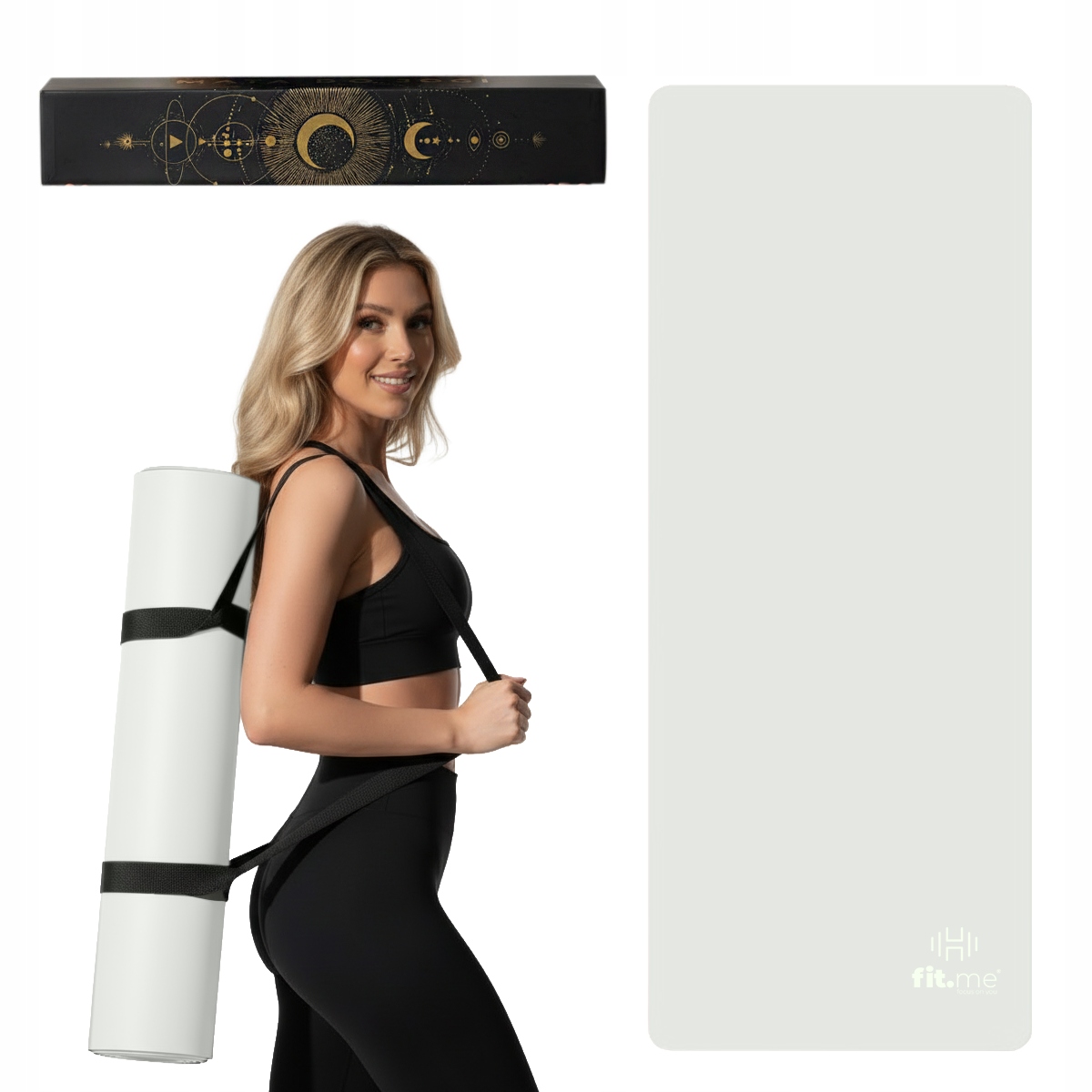 Piękna Mata Premium Do Jogi Ćwiczeń Fitness Antypoślizgowa Kauczuk Pu