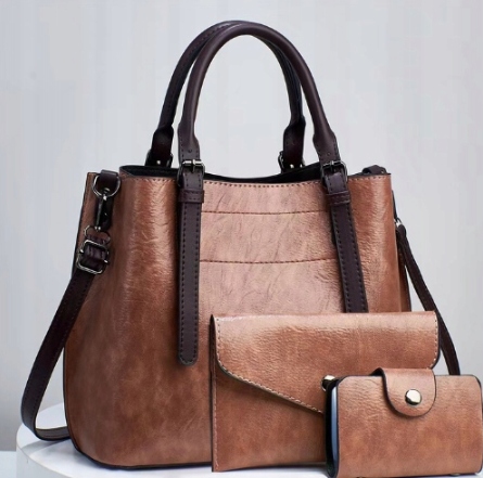 TOREBKI DAMSKI ELEGANCKA, KHAKI TORBY NA RAMIĘ, WODOODPORNA TOREBKA Model A6022-4