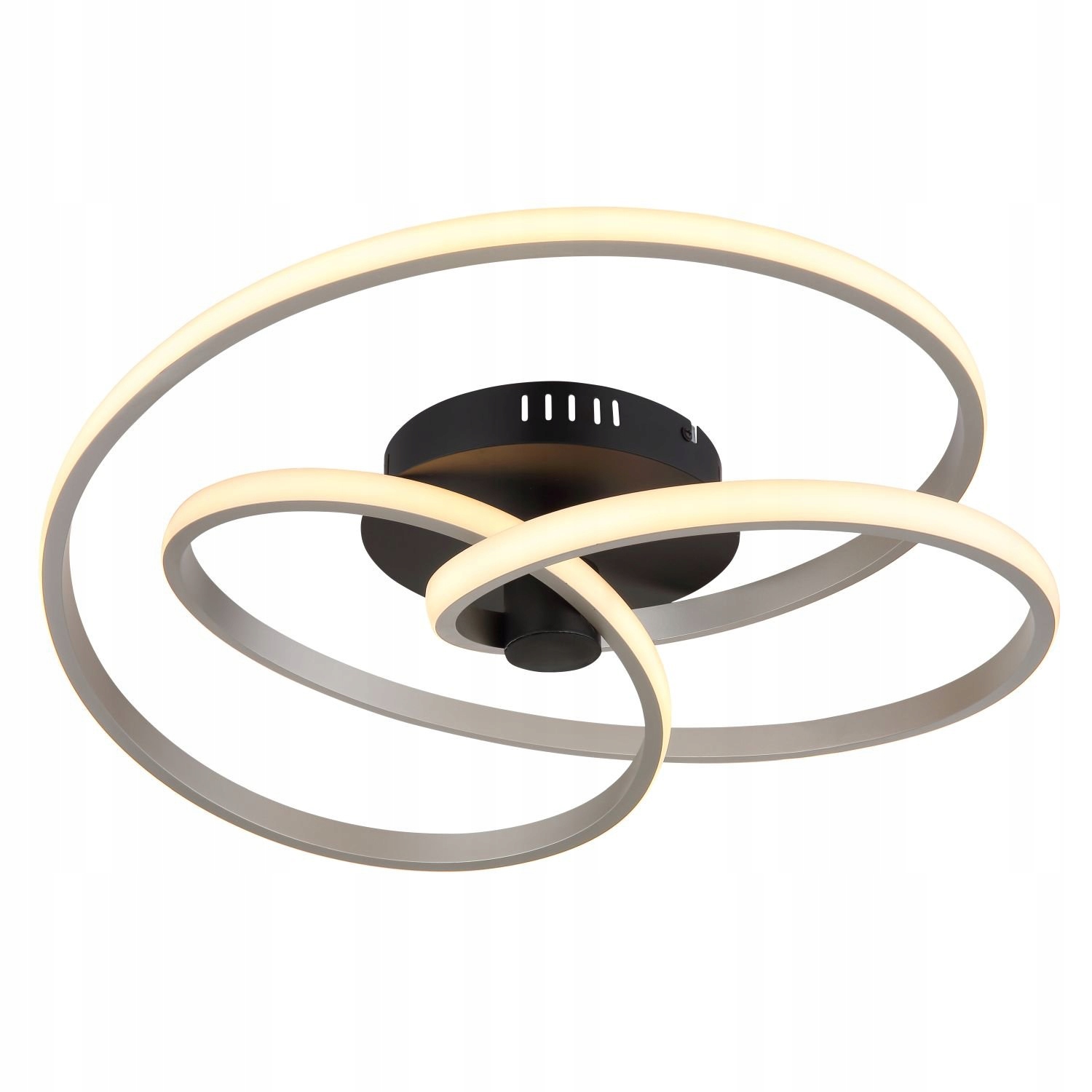 Led stropná lampa 40W Glyxar čierna strieborná Globo Lighting