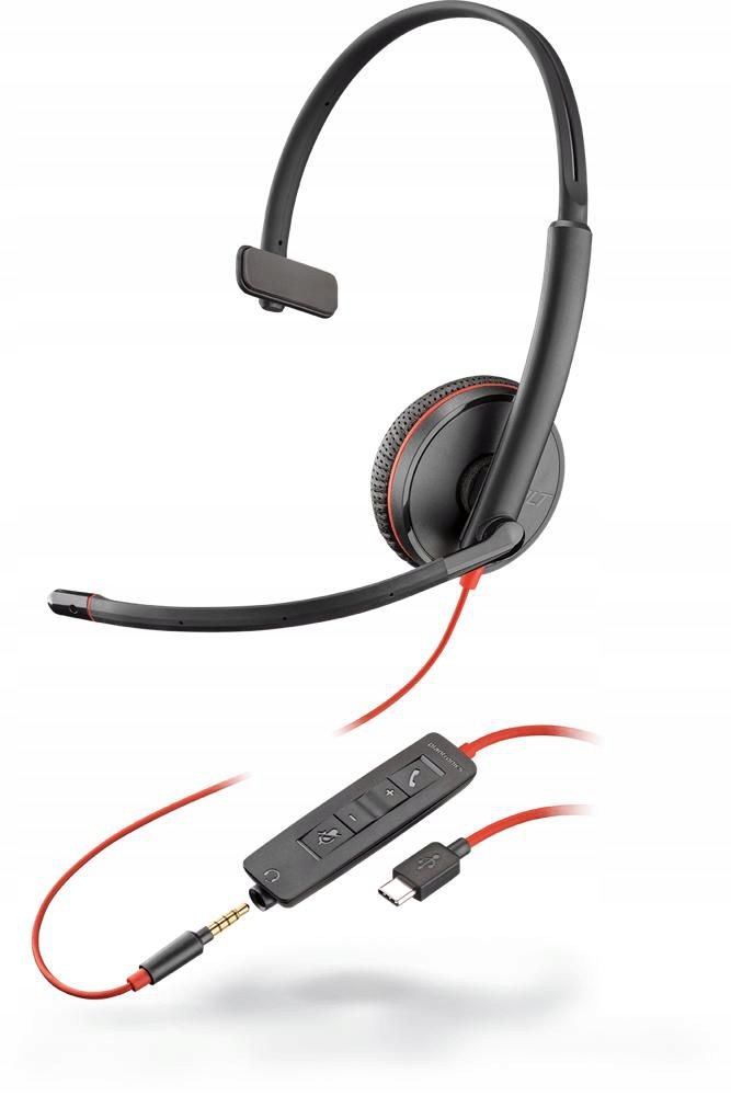 Náhlavní souprava Poly Blackwire C3215 s hlavovým mostem