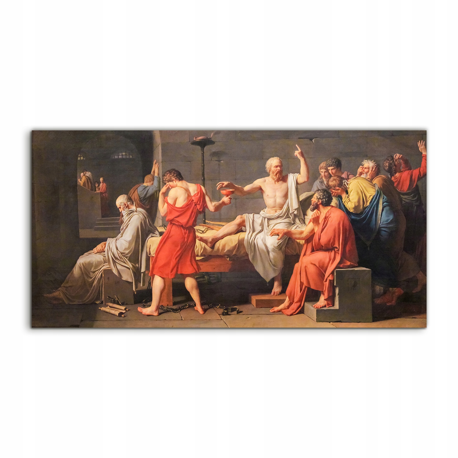 

Fotoobraz akryl 100x50 wiszący Śmierć Art Sokrates