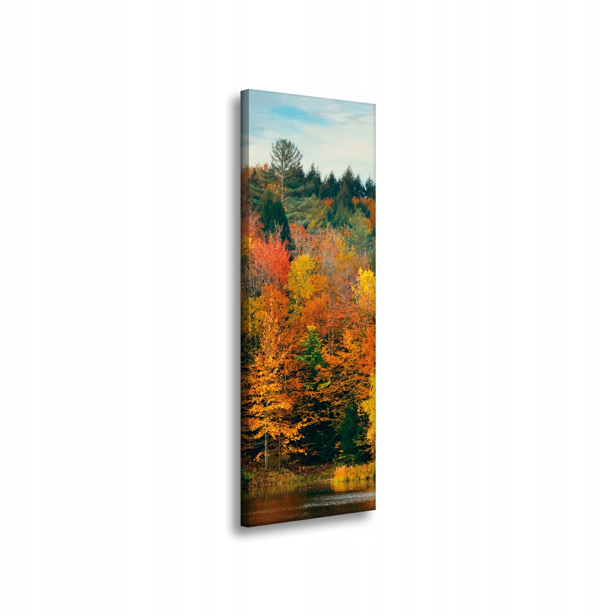 Obraz na plátně Barevné listy Stromy Podzim Příroda 40x120 cm