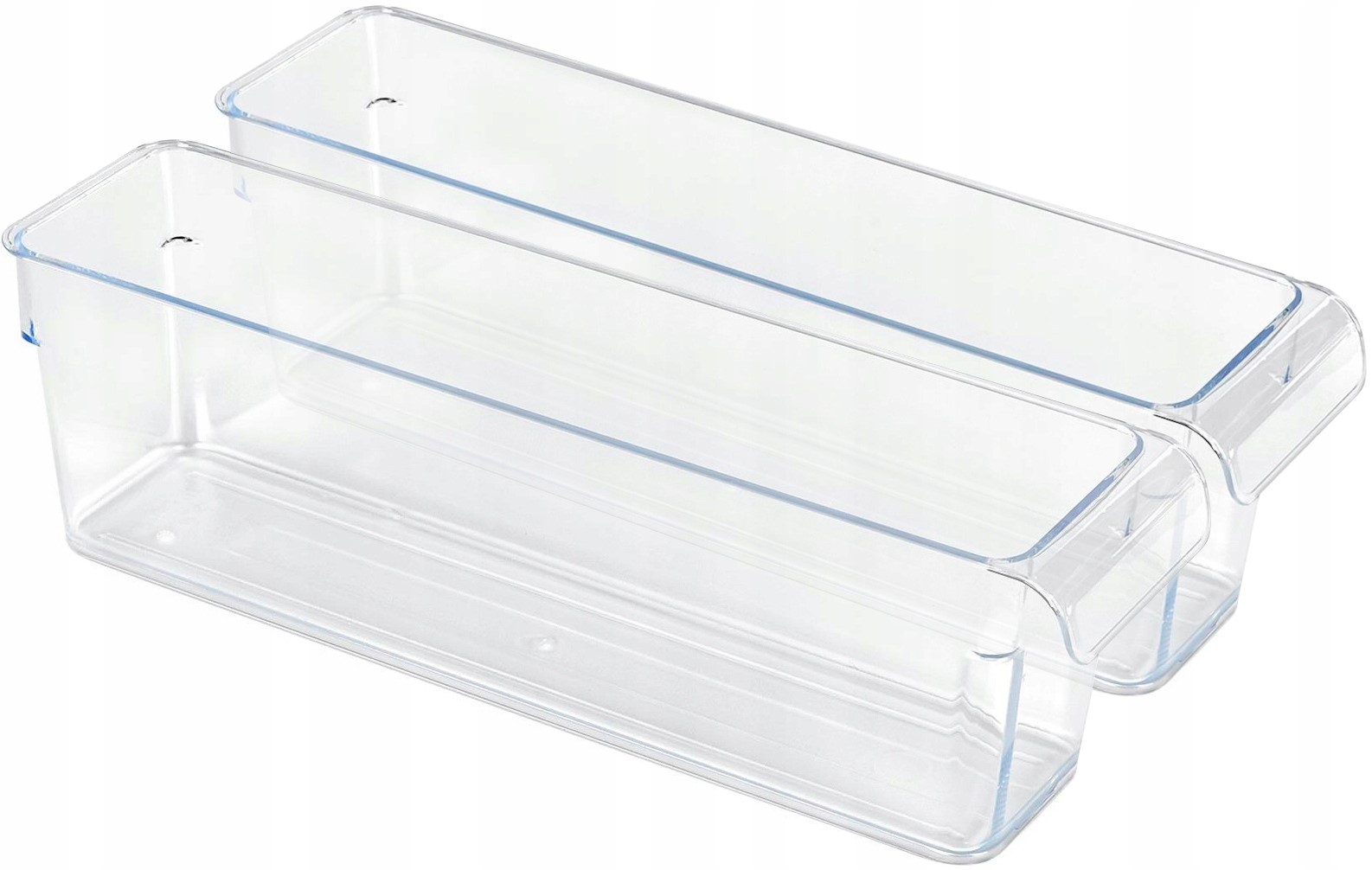 Organizery do lodówki na żywność Rotho Loft 2x1,6l