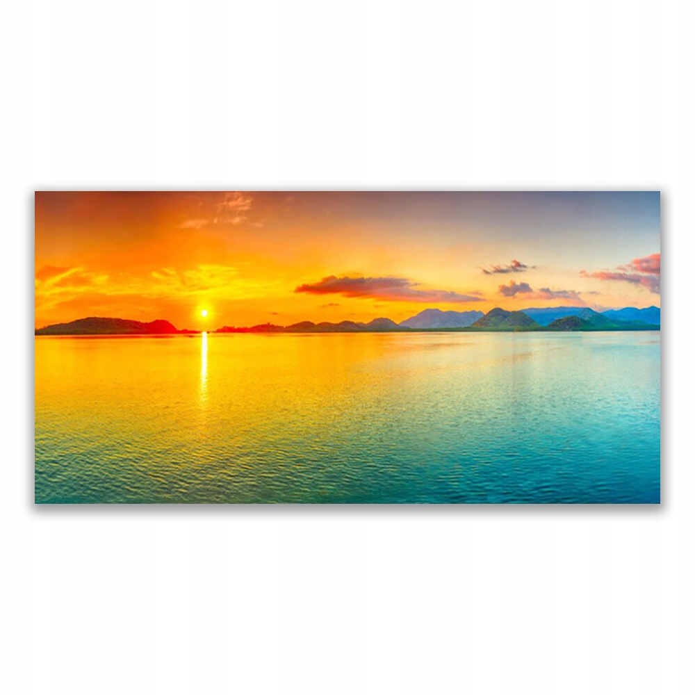 

Fotoobraz z grafiką 120x60 Morze Słońce Krajobraz