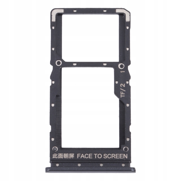 SIM Card Tray+Micro SD Card Tray for Xiaomi Redmi Note 10 5G Black