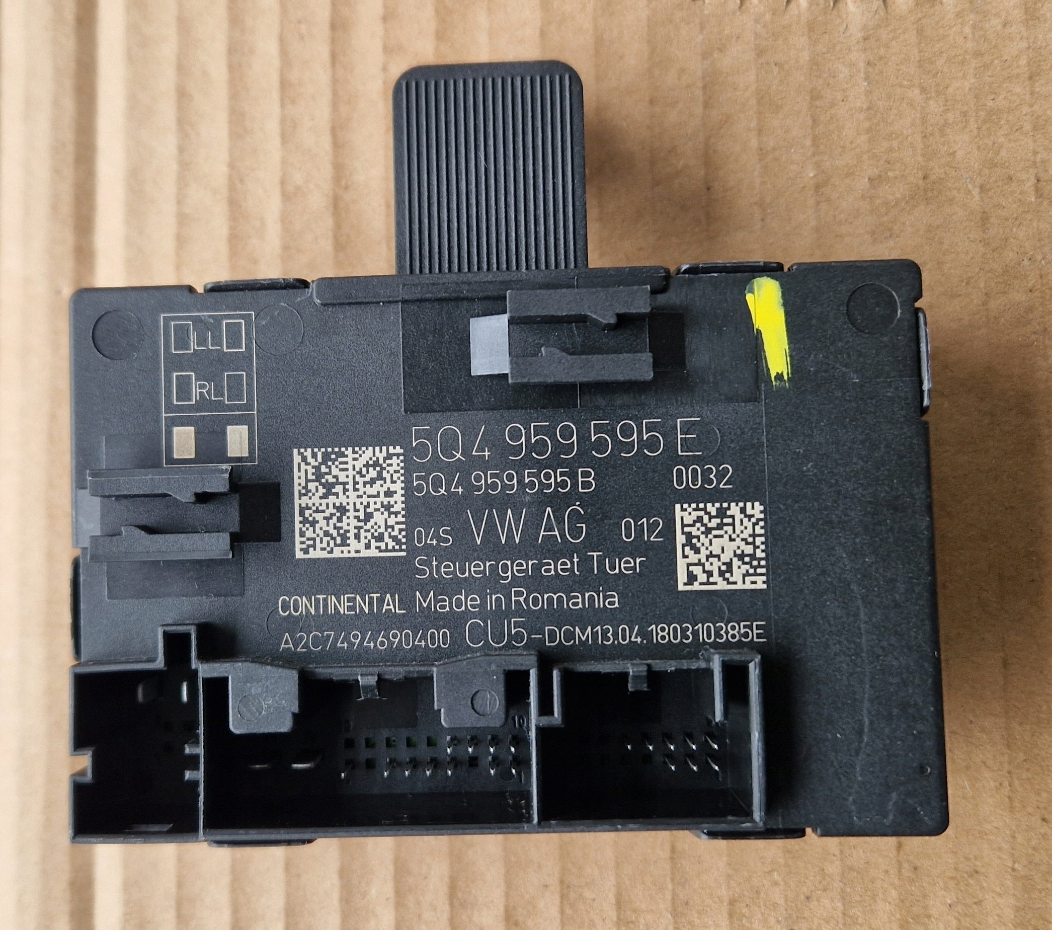 MODUŁ DRZWI 5Q4959595E 5Q4959595B VW SKODA NOWY ORYGINAŁ