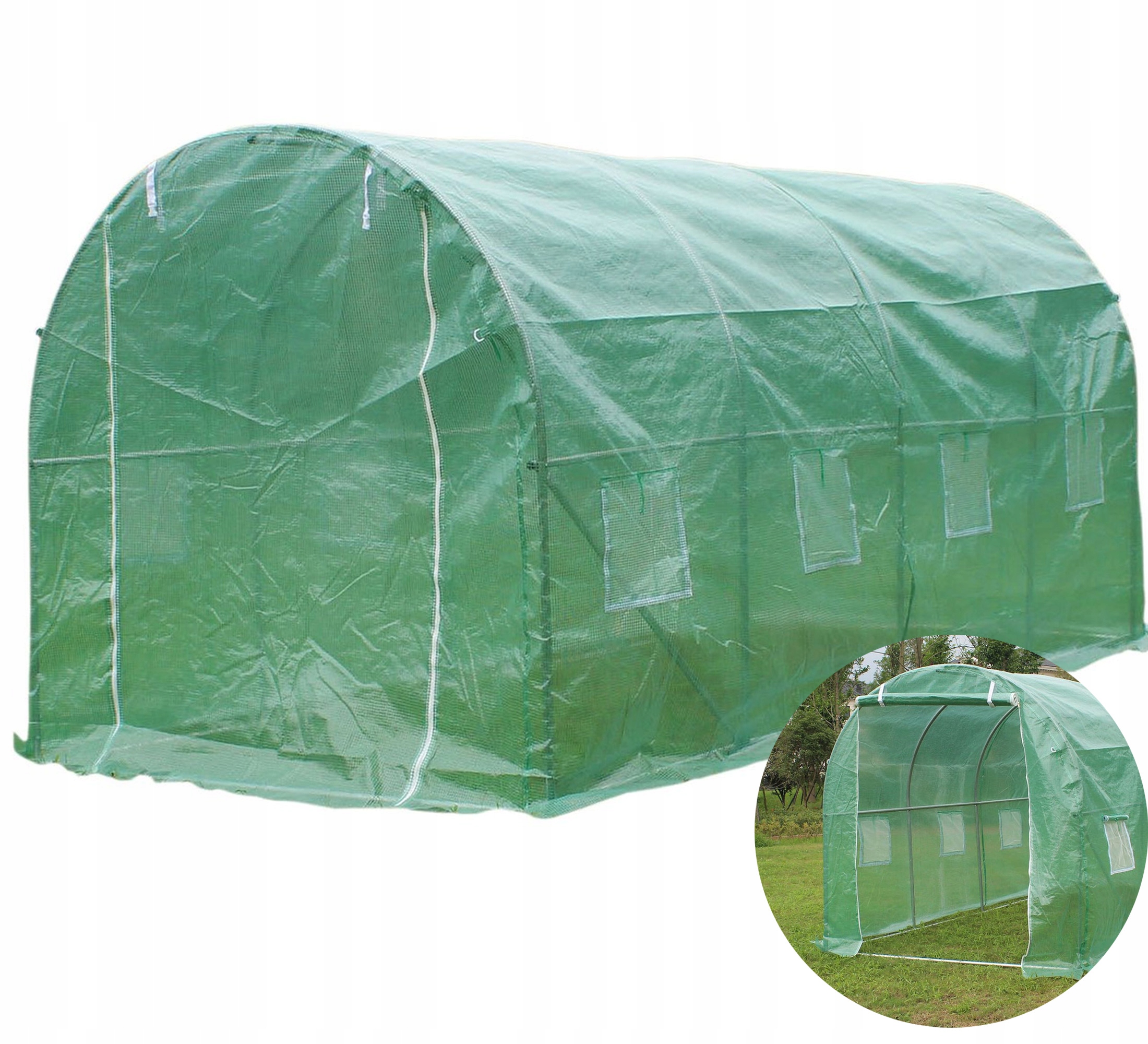Skleník Fóliový Tunel Záhradný Stan Foliak 4x2.5x2 m Uv