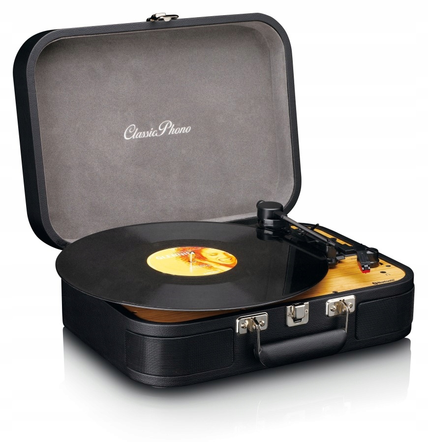 Lenco TT-116BK Gramofon s vestavěnými reproduktory a Bluetooth kufrem