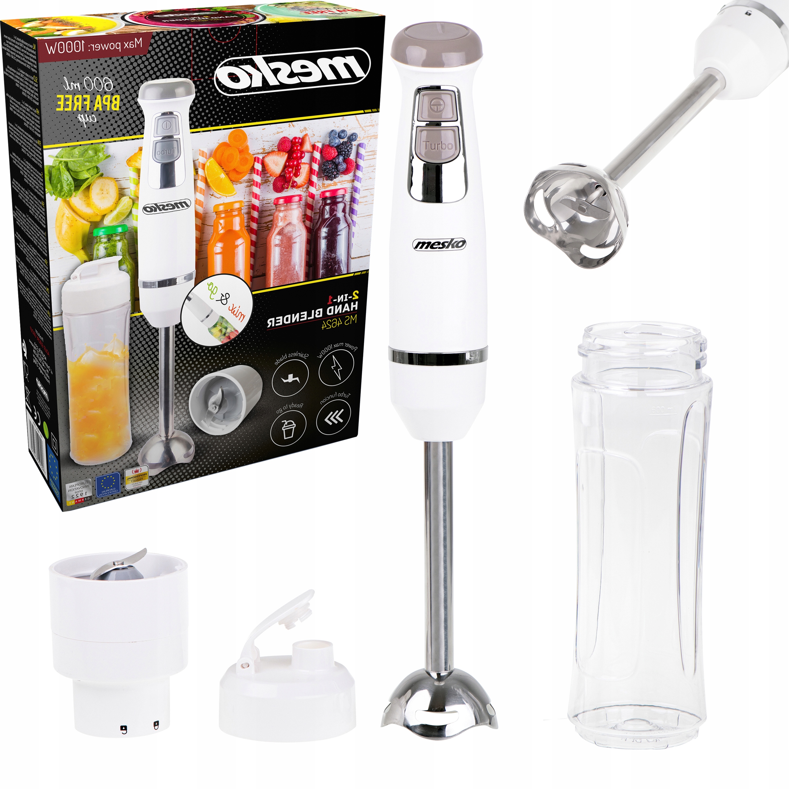 

Blender Ręczny Mikser Robot Kruszy Lód Pojemnik