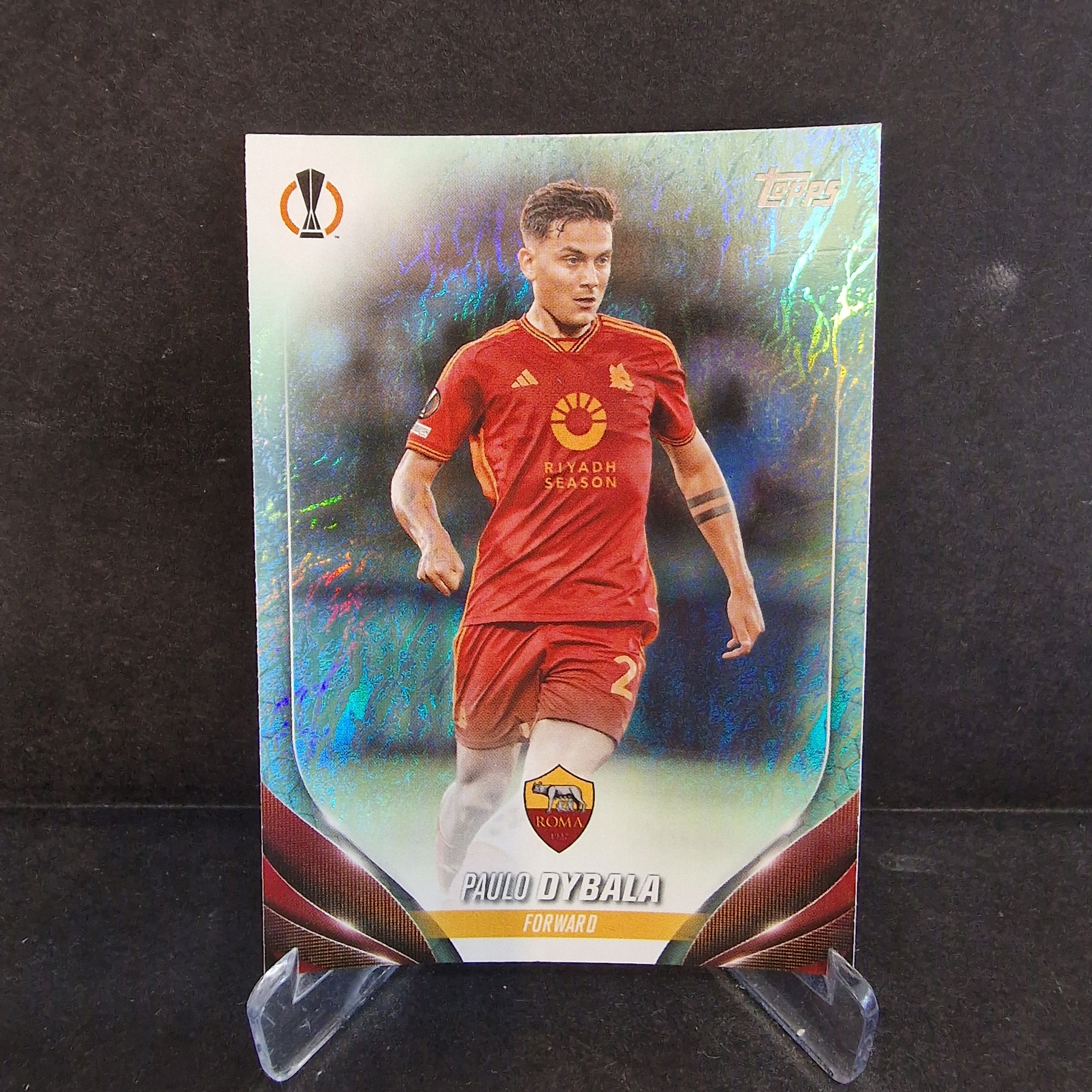 2023-24 Topps Ucc Paulo Dybala As Roma Refractor /K21