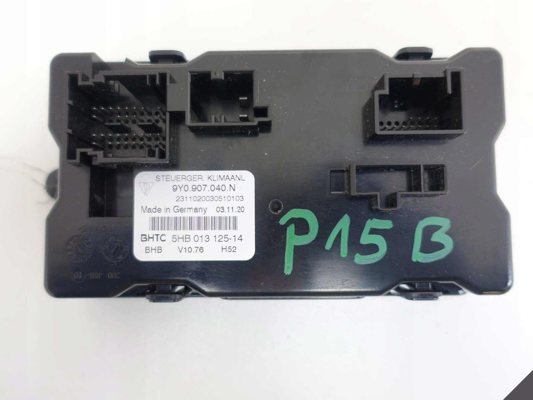 9Y0907040N - PORSCHE CAYENNE 9Y0 МОДУЛЬ УПРАВЛЕНИЯ КОНДИЦИОНЕРОМ