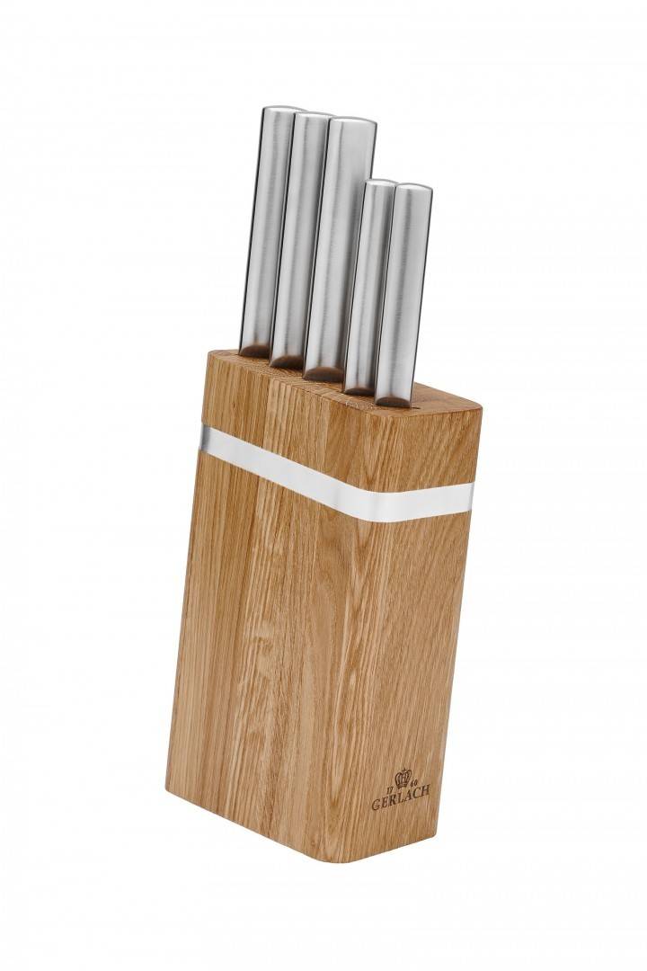

Noże w bloku Gerlach Ambiente Oak 5 szt. NK983