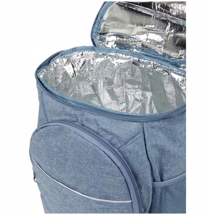 PLECAK TERMICZNY TURYSTYCZNY 14l + WKŁADY CHŁODZĄCE MROŻĄCE 2x400ml Głębokość produktu 19 cm