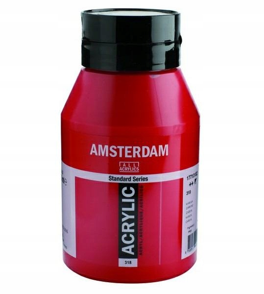 Amsterdam barva akryl 1000ml 318 Carmine