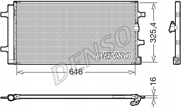 DENSO CHLODNICA DCN02041 Part manufacturer Denso