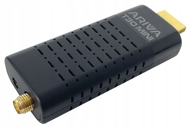 Tuner DVB-T2 H.265 HEVC Dekoder Telewizji Naziemnej Ferguson Ariva T30 mini Szerokość produktu 18.5 cm