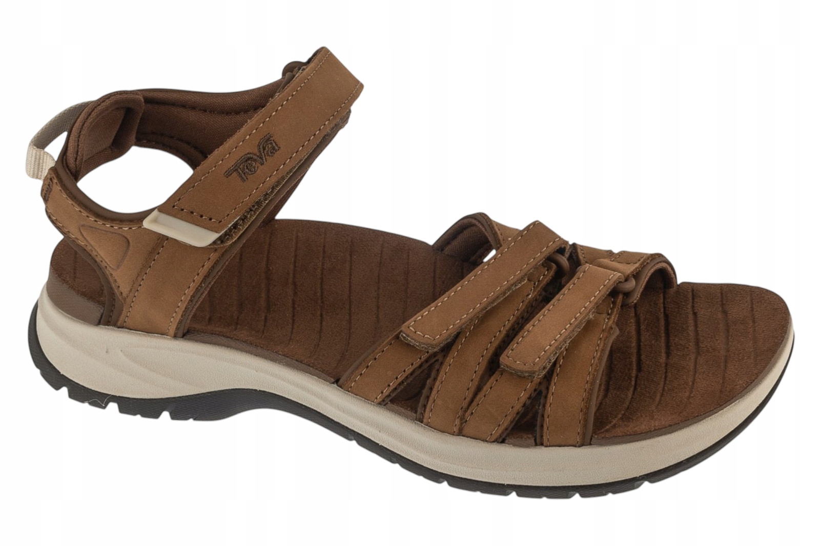 Teva W Tirra Sport Leather Sandals [38] Dámské kožené sandály Hnědá