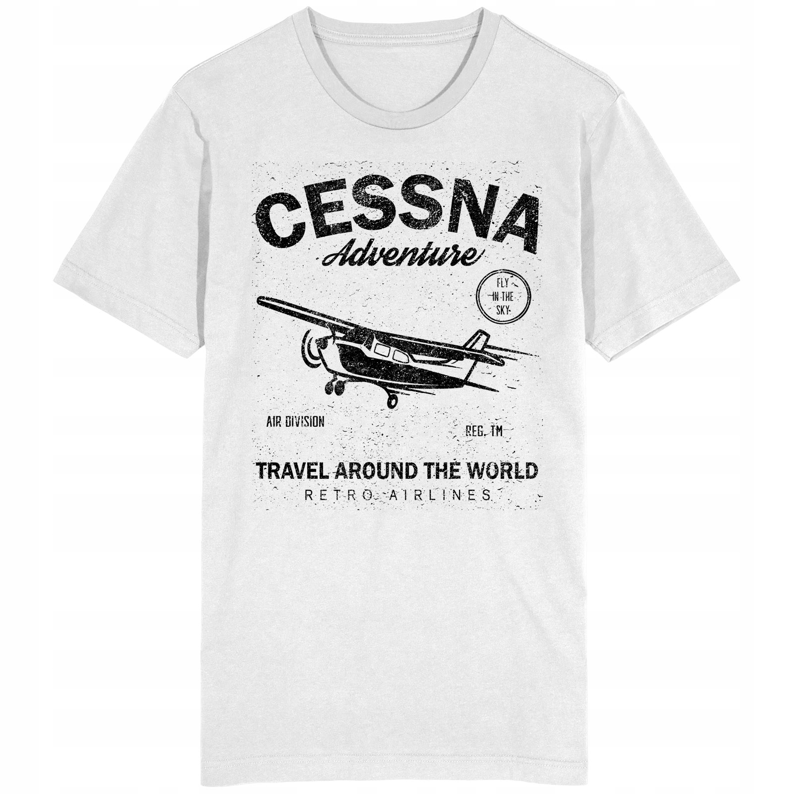 

Cessna Koszulka Samolot Pilot Awionetka Retro