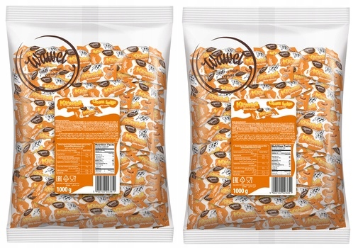 Levně 2x 1kg Wawel slaný karamel Bonbón Krówka