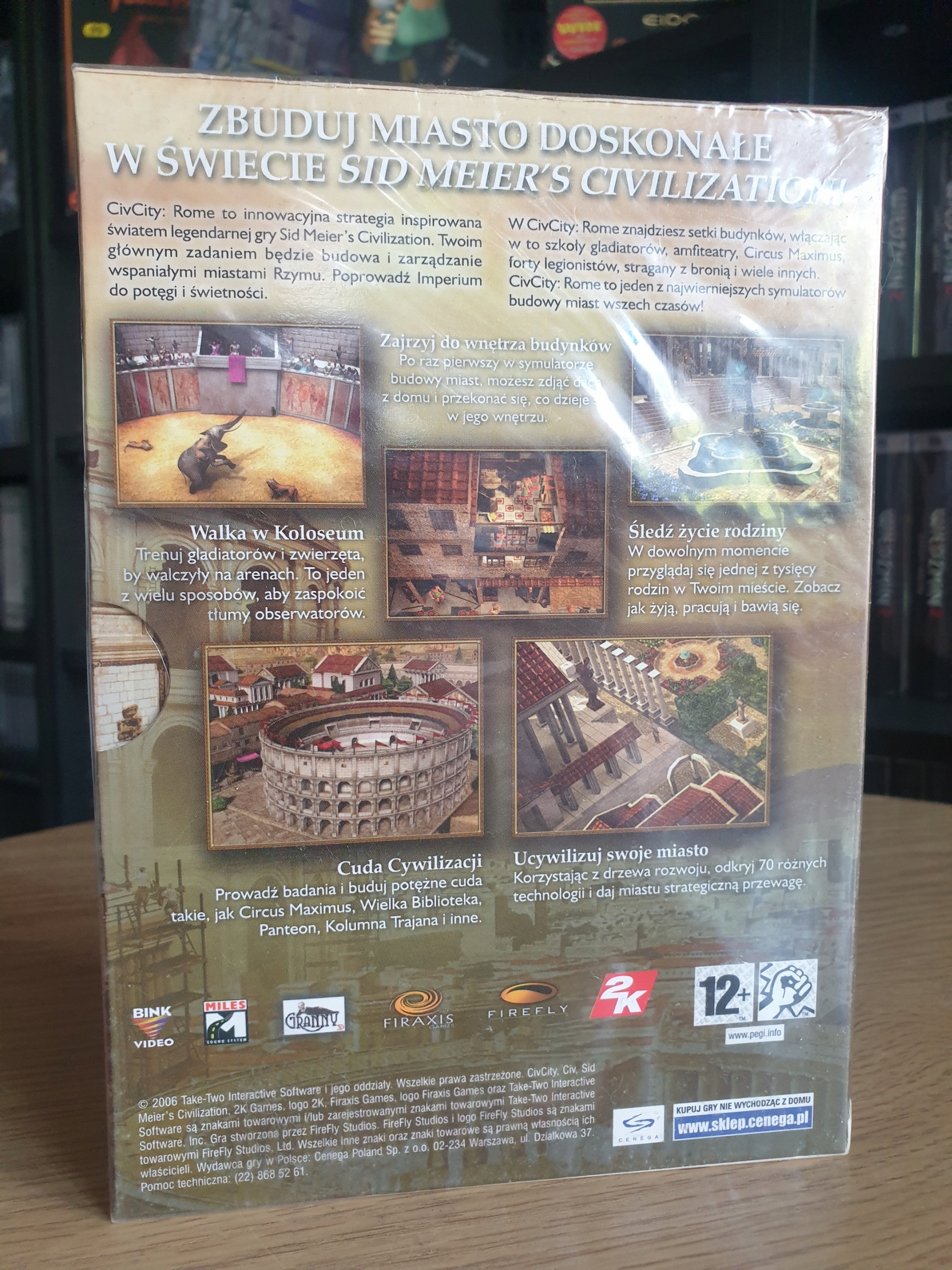 CivCity Civ City Rome PL Pc Nowy Folia Tematyka strategiczne