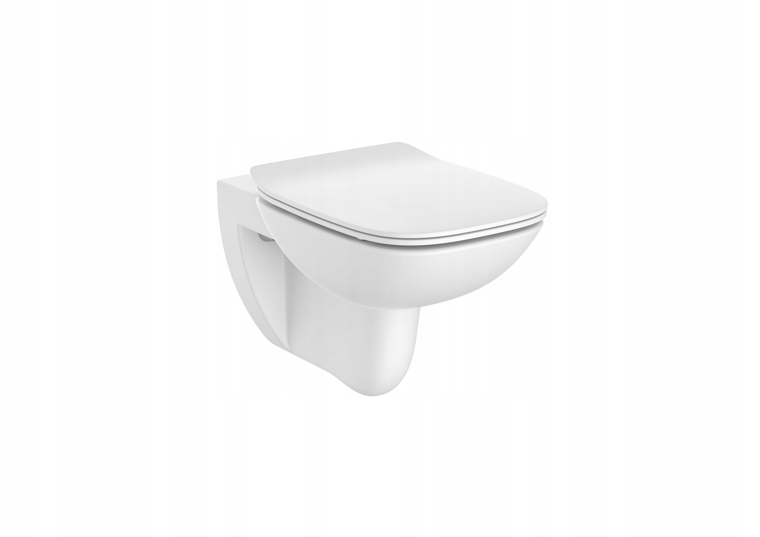 ROCA DEBBA Square WC RIMLESS deska prostokątna