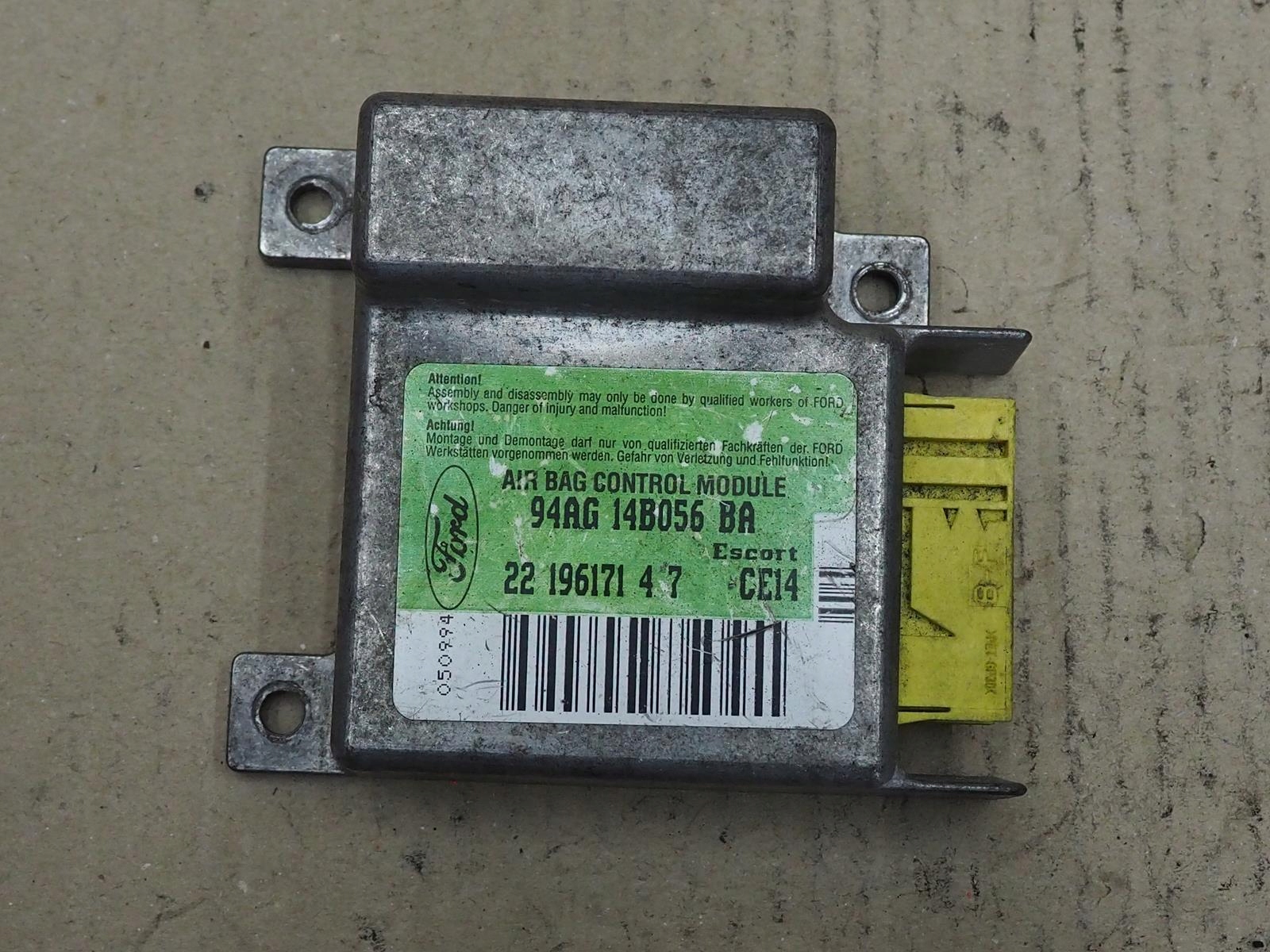 МОДУЛЬ ПОДУШКИ БЕЗОПАСНОСТИ FORD 94AG14B056BA