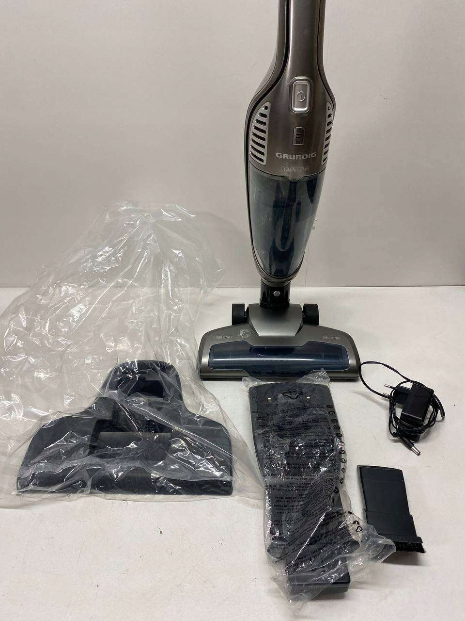 Grundig VCH9832 Odkurzacz Akumulatorowy 2w1, Tworzywo Sztuczne Zasilanie akumulatorowe