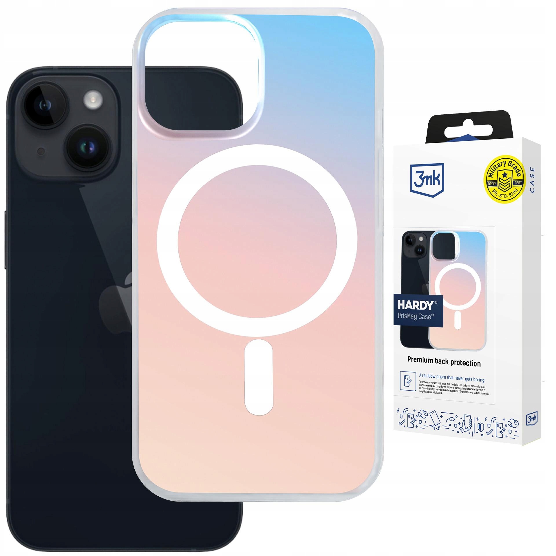 Vícebarevné Pouzdro MagSafe pro Apple iPhone 13/14 3mk Hardy PrisMag Case