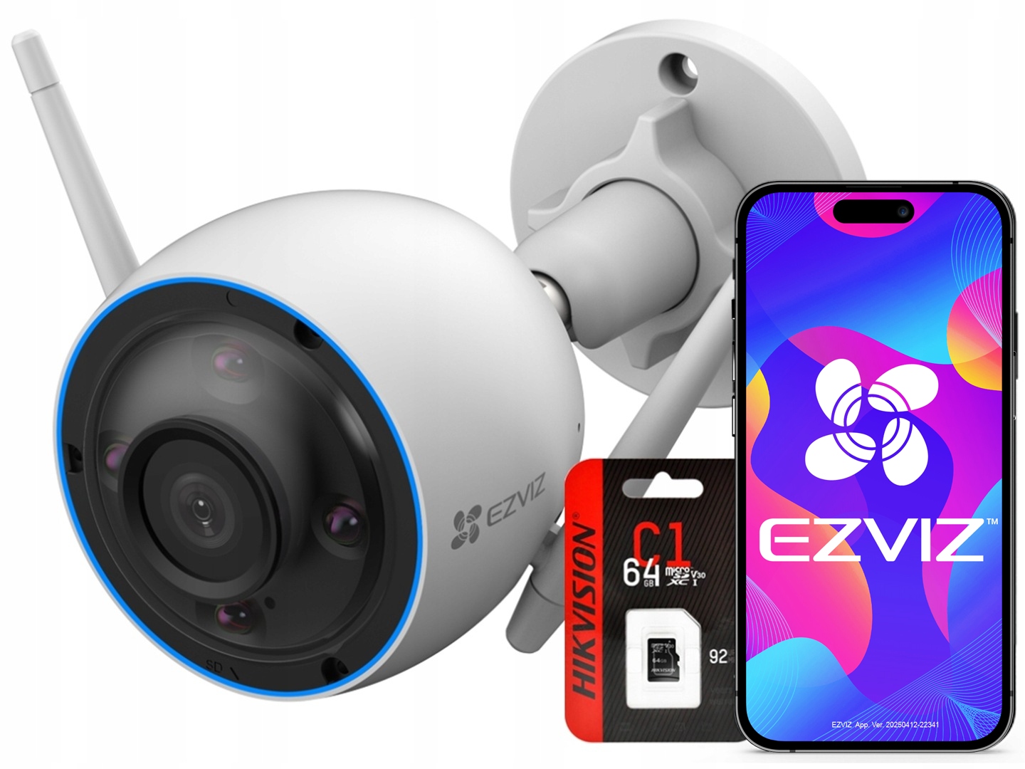 Vonkajšia Kamera WiFi H3 Ezviz Detekcia pohybu Ai