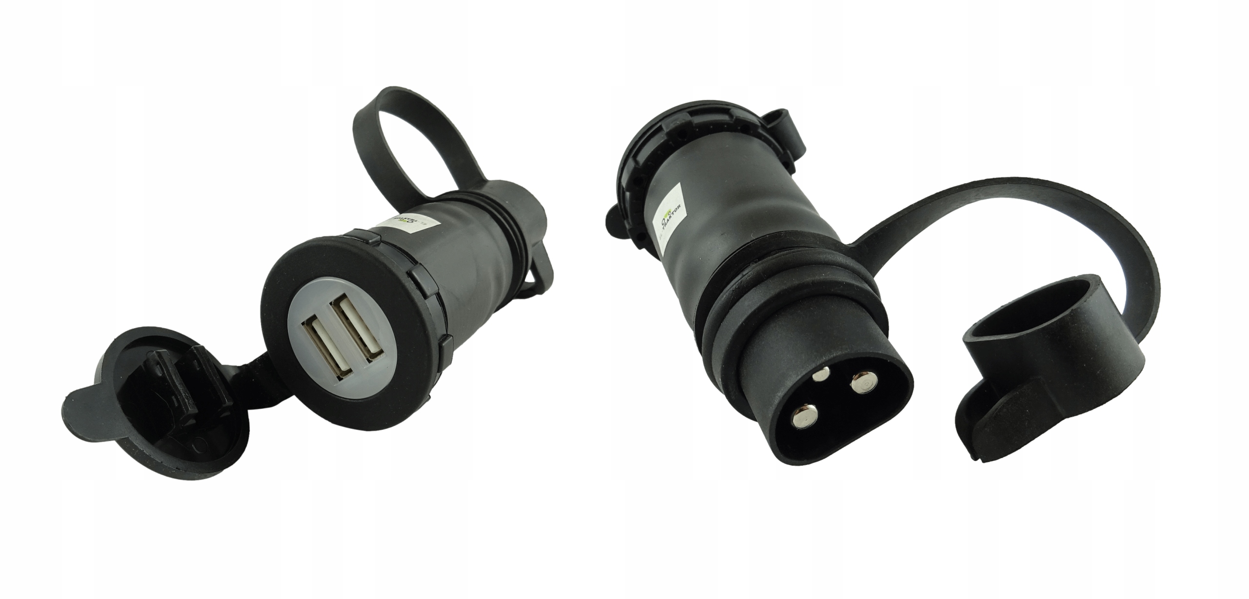 3-pinový adaptér na 2x Usb s dvojitou zásuvkou, adaptér pro stroje