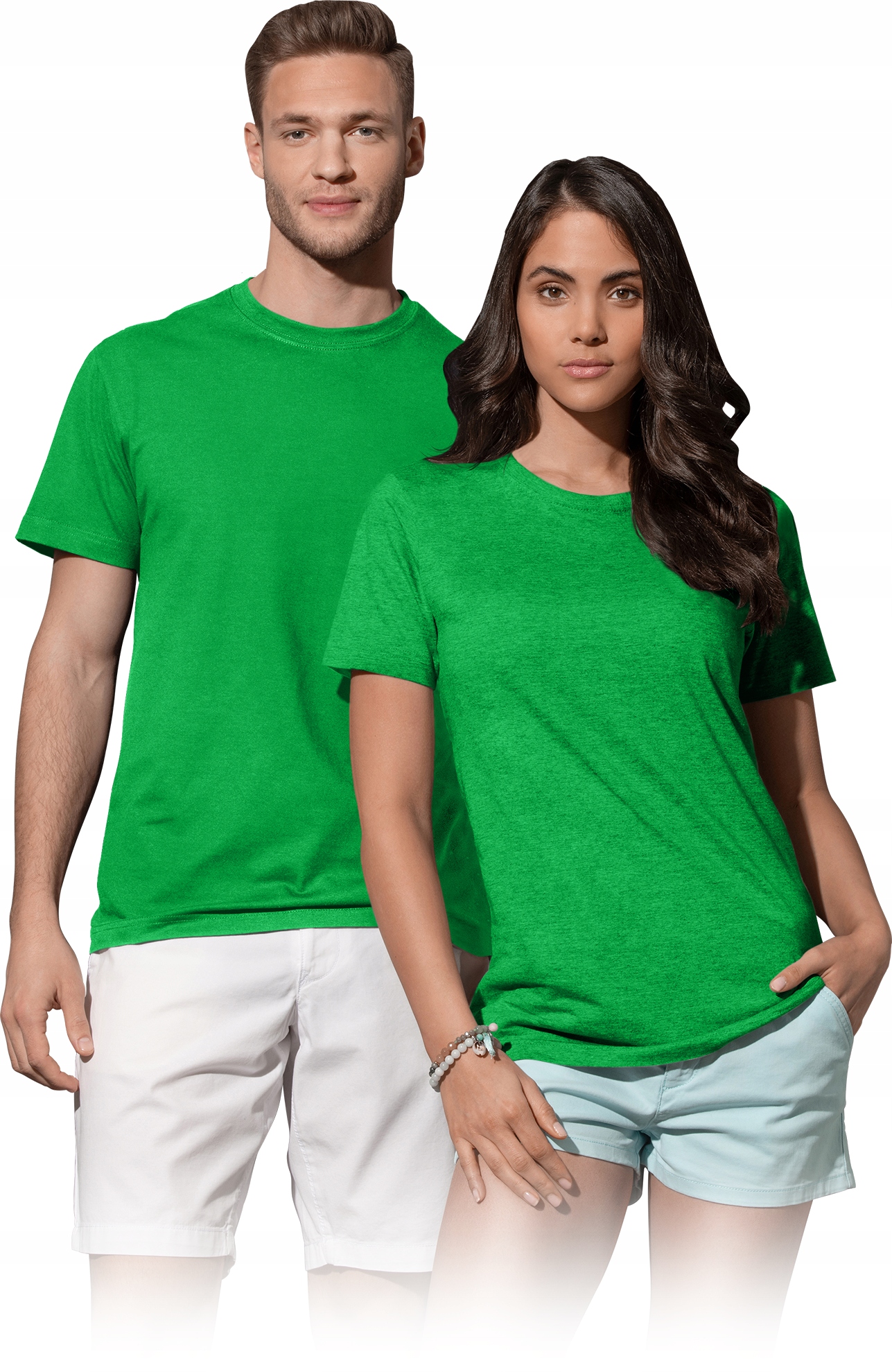 

T-shirt męski bawełniany bez szwów bocznych