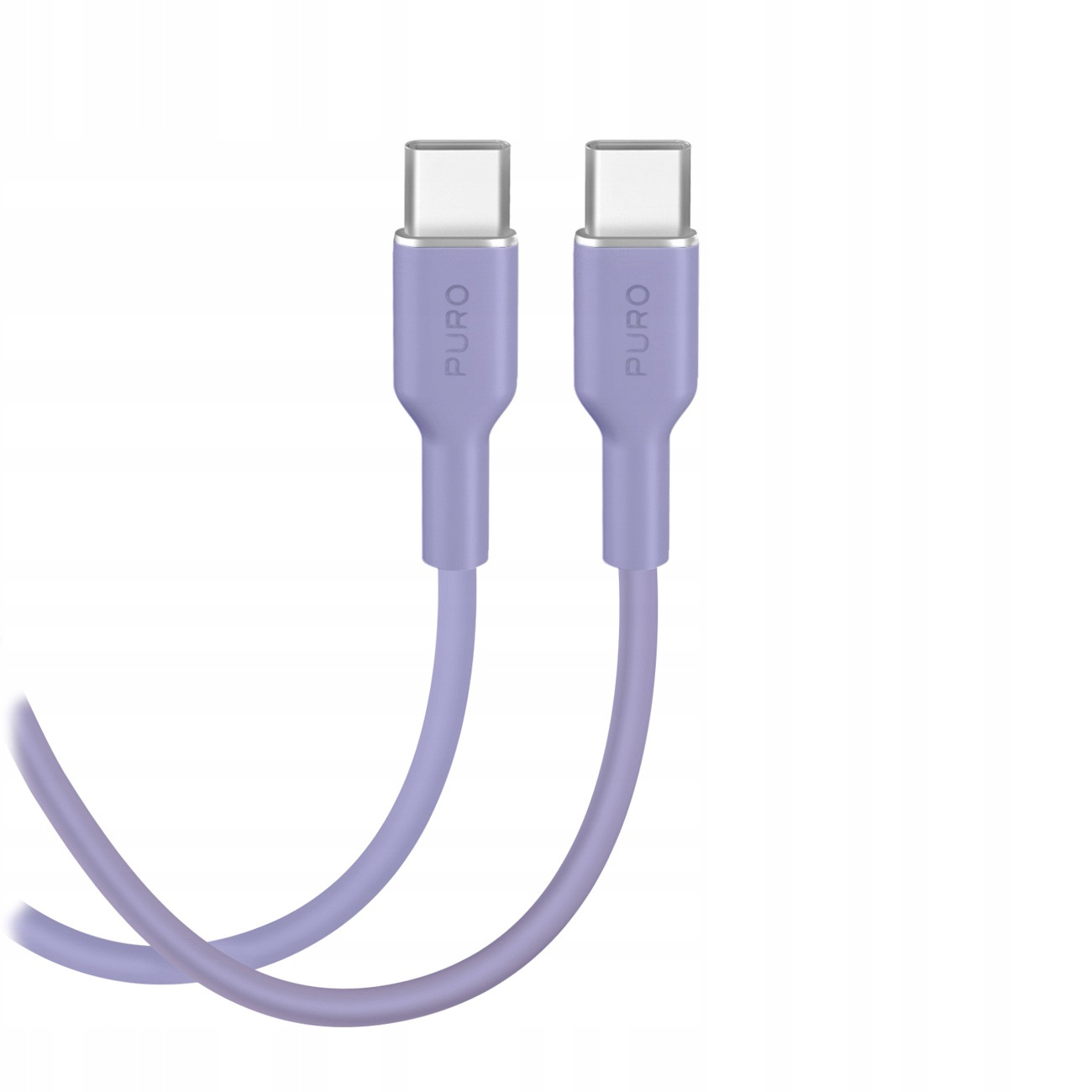 Kabel flexibilní Usb-c 60W 1.5 m Icon fialový